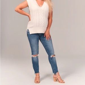 Abercrombie and Fitch The Super Skinny Ankle High Rise